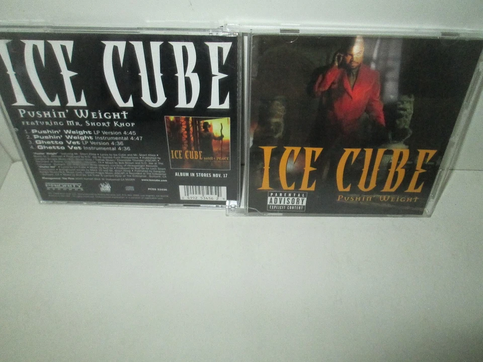 ICE CUBE - PUSHIN' WEIGHT rare EP cd PA 4 Mixes 1998 MINT - Image 1 of 1