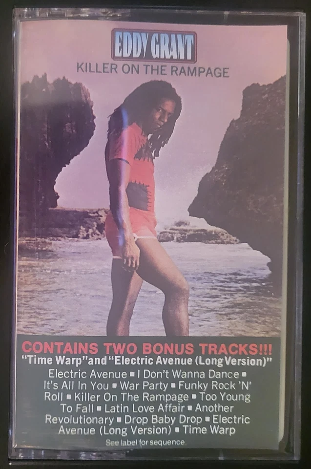 EDDY GRANT - KILLER ON THE RAMPAGE1982 PORTRAIT RECORDS CASSETTE *NEW* Foto 1 de 1