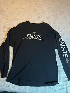 Herren NFL Saints Schwarz Pullover T Langarm XL - Bild 1 von 2