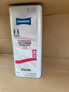 5lt Standox Standocryl VOC-Xtreme Clear K9580 Air Dry Lacquer Axalta - Picture 1 of 2