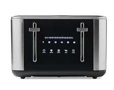 Farberware Touchscreen 4-Slice Toaster, Stainless Steel and Black, New