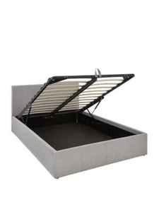 Alexis Ottoman Bed Small Double Grey Modern Spacious Storage Bed for Bedrooms - Picture 1 of 7