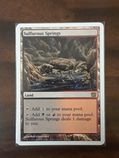 Sulfurous Springs - NM/M - Ninth Edition MTG