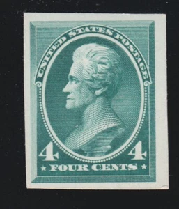 US 211P4 4c Jackson Proof on Card VF NGAI H SCV $25 - Picture 1 of 2