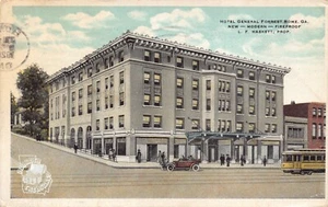 GA~GEORGIA~ROME~NEW HOTEL GENERAL FORREST~L.F. HASKETT, PROP.~MAILED 1928 - Picture 1 of 2