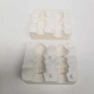 Vintage 1982 Riverview Molds Pligrim Kids #223 Ceramic Slip Mold, Thanksgiving - Picture 1 of 8