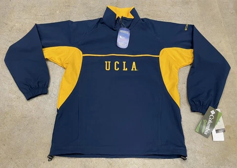 Columbia Sportswear Company UCLA Softshell 1/4 Zip Pullover Jacket Men’s Medium Cover