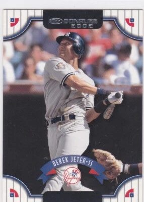 2002 Donruss #3 Derek Jeter Yankees Free Shipping! - Image 1 of 2