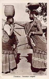 Zambia - Native greeting - Publ. Missions Evangéliques - Picture 1 of 2
