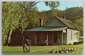 Postcard Jack Daniel's Old Office Lynchburg Tennessee Distillery Ducks - Picture 1 of 4