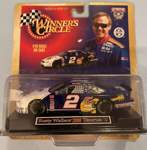 1998 NASCAR Rusty Wallace 1:43 Winners Circle #2 1/43 Die Cast New Old Stock
