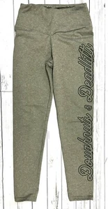 Doughnuts and Deadlifts Green Cinch Booty Size Womens Small Stretch Legging - Picture 1 of 7