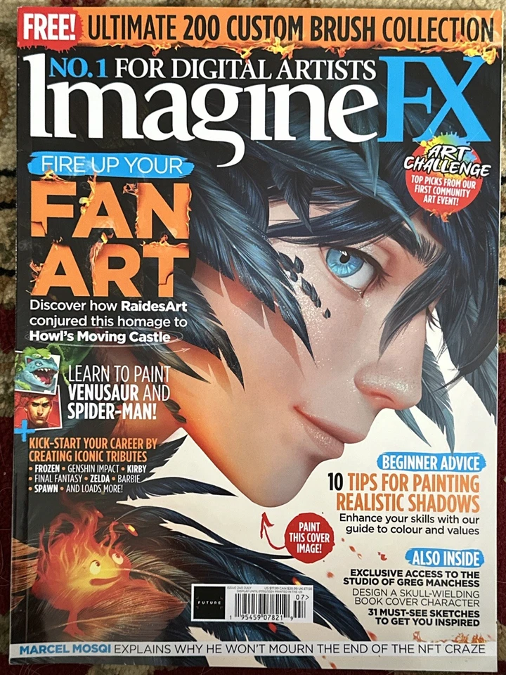 Imagine FX Digital artist UK Magazine Issue 240 July 2024 Fan Art - Image 1 of 1
