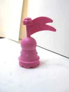 Fisher-Price Little People Disney Princess Castle 5" Torreta Bandera Rosa - Imagen 1 de 2
