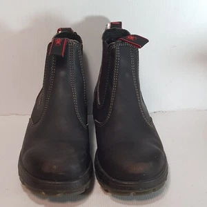 Redback boots Elastic Sided Chelsea Work Boots Men’s US 9 AU 8.5 Brown Ex cond - Picture 1 of 17
