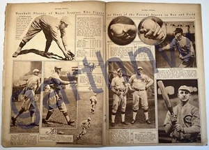 WALTER JOHNSON 1920 BASEBALL GRIP PICTORIAL+ MEXICO REVOLUTION LEADERS & TROTSKY - Picture 1 of 3
