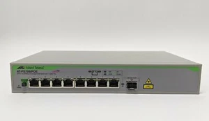 Allied Telesis AT-FS708/POE 8 Port 10/100 Mbps 100-240VAC 50-60Hz 2.0A - Picture 1 of 6