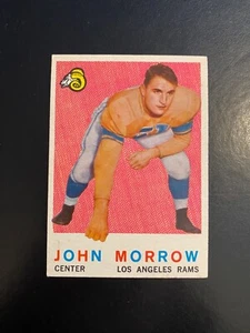 1959 Topps Football #164 ¡¡John Morrow!! ¡ENVÍO DE $1!! - Imagen 1 de 2