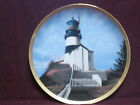 1990 Hamilton American Lighthouse CAPE DISAPPOINTMENT Ltd Ed Plate Box & COA