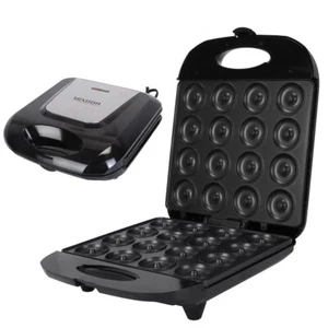 1400W Electric Mini Donut Maker Machine Nonstick Surface Baker 16 Doughnuts - Picture 1 of 5