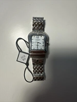 Akribos XXIV Ladies Diamond Silver Tone Mother of Pearl Quartz Watch - Image 1 of 3