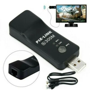 Adattatore LAN wireless cavo Ethernet dongle WiFi per Samsung Smart TV 3Q - Foto 1 di 12