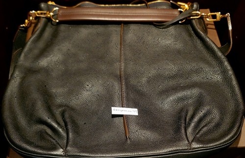 LOUIS VUITTON（LV） Borsa a tracolla originale Louis Vuitton Ombre in pelle di mohina nera SELENE MM! Mai indossato