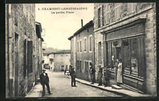 CPA Chambost-Longessaigne, La petite Place 1945 