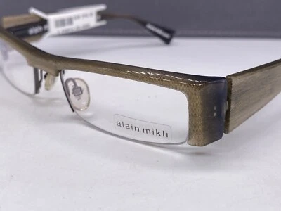 Monturas de gafas Alain Mikli mujer gris cuadrado medio borde estrecho A0650 Foto 1 de 4