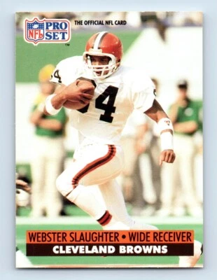 1991 Pro Set Webster Slaughter Cleveland Browns #84 - Image 1 of 2