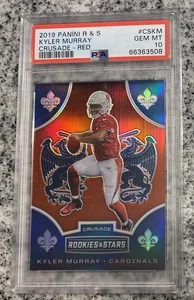 2019 Panini Rookies & Stars Kyler Murray Red Prizm RC /75 Cardinals PSA GEM 10 - Bild 1 von 2