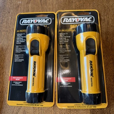 2 New RAYOVAC Industrial Flashlights High Integrity Beam Withstands 7’ Drop Test - Image 1 of 4