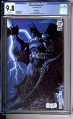 ABSOLUTE BATMAN #1 CGC 9.8 "Jim Lee Cubierta LLAVE" Foto 1 de 2