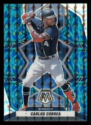 2022 Panini Mosaic Mosaic Choice Peacock #123 Carlos Correa - Image 1 of 2
