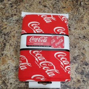 Coca-Cola - Licensed Craft Fabric - Fabric Precut -1 Yard/36" x 44" -100% Cotton - Picture 1 of 3