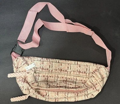 Riñonera de lona a cuadros con cintura Foto 1 de 3