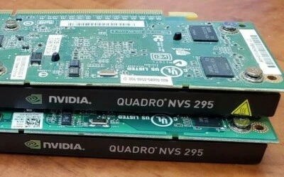NVIDIA QUADRO NVS 295 Dual Video w 2 DP DisplayPorts for 2 monitors 1920 x 1200 - Image 1 of 4