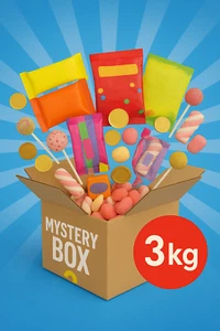 Süßigkeiten Mystery Paket Box - Süßwaren Mix – 3 KG - riesen Auswahl für jeden! - Bild 1 von 3