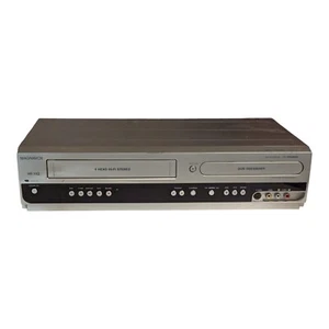 Magnavox VCR DVD Combo Recorder Burner Video Cassette ZV420MW8 VHS For Parts - Picture 1 of 8