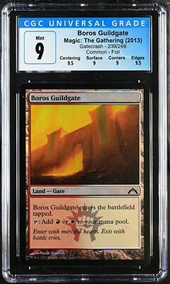 BOROS GUILDGATE Gatecrash Foil C CGC 9 Q++ MTG [Nostalgium] - Image 1 of 2