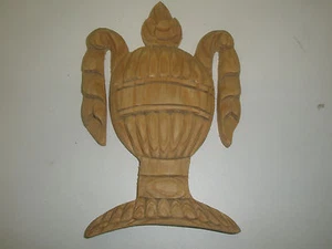 Decorative Hand Carved Pine CLASSICAL ADAMS URN centre piece (875) - Picture 1 of 2