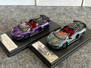 RM 1:64 Aventador SVJ #63 Racing Sports Model Diecast Metal Car-Ceiling fittings - Picture 1 of 19