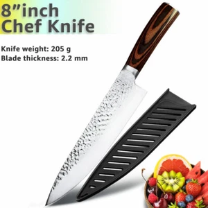 Santoku Professional Japanese Chef Knives 5-8 Inch Stainless Steel FREE SHIPPING - Picture 1 of 20