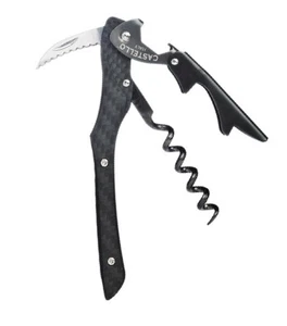 Castello Carbon Fiber Waiter's Corkscrew - Picture 1 of 5