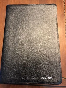 NIV Women of Faith Study Bible Black Bonded Leather Zondervan 2001 EUC - Picture 1 of 13