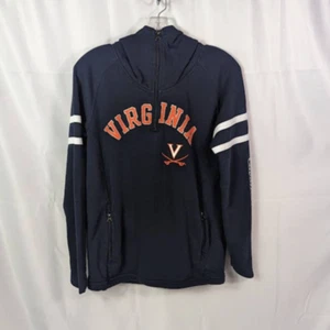 VIRGINIA Cavaliers Womens M 1/4 Zip Pullover Hoodie Champion  - Picture 1 of 7