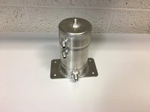 AH Fabrications Petrol Fuel Swirl Pot 1.5 Litre JIC Fittings AN6 AN10 -6 -10 - Picture 1 of 3
