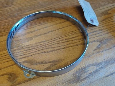 6212.05 PEUGEOT COCHE 7" BISEL LLANTA MOLDURA CÍRCULO PIEZA OEM CROMO PLATEADO Foto 1 de 4