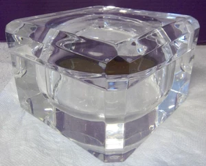 Space Age MCM Modern Lucite Acrylic Ice Bucket Cube Trinket Holder Albrizzi 2912 - Picture 1 of 9