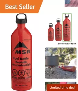30-Ounce Leakproof Aluminum Fuel Bottle with Child-Proof Cap for Camping - Picture 1 of 7